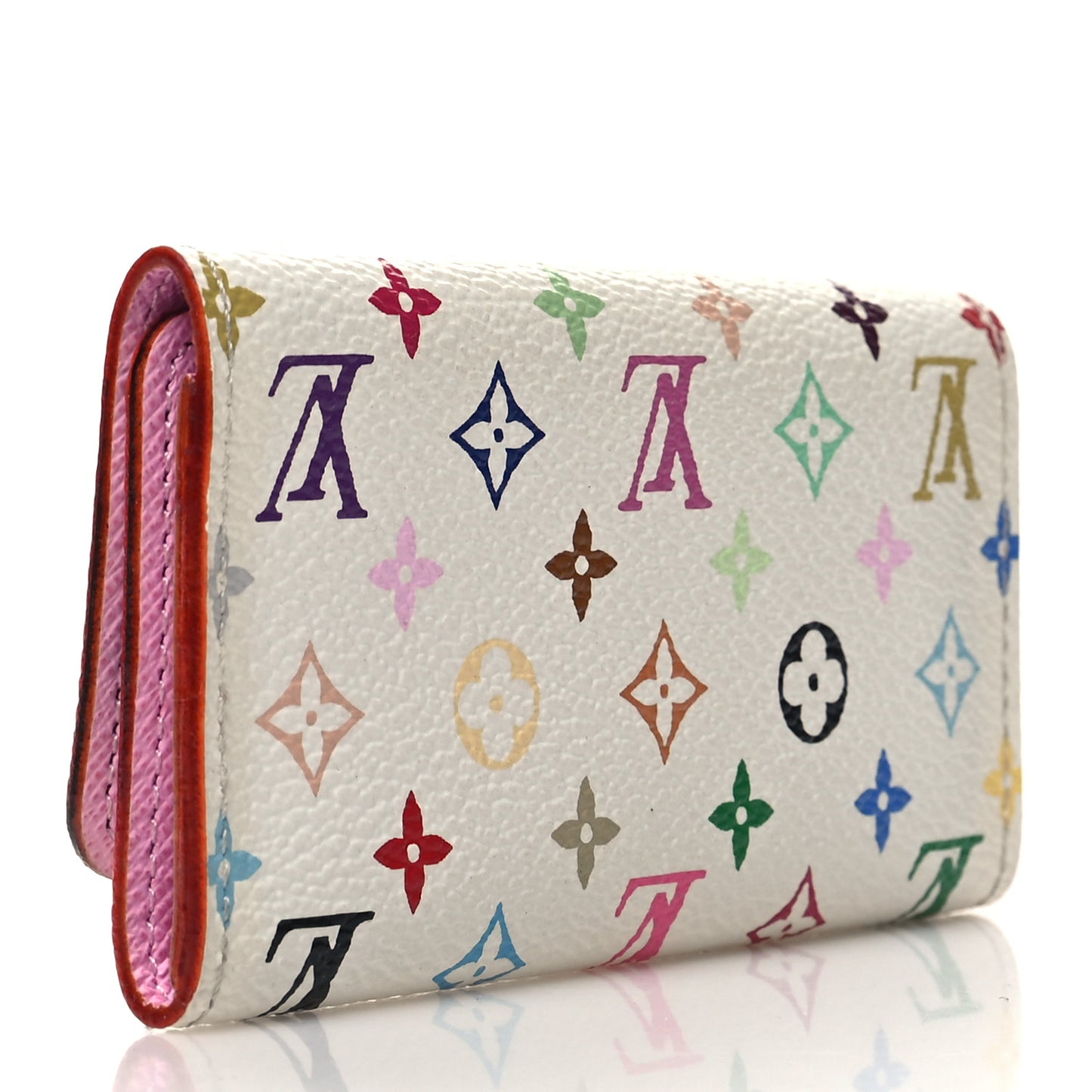 Monogram Multicolor Multicles 4 Key Holder White Litchi