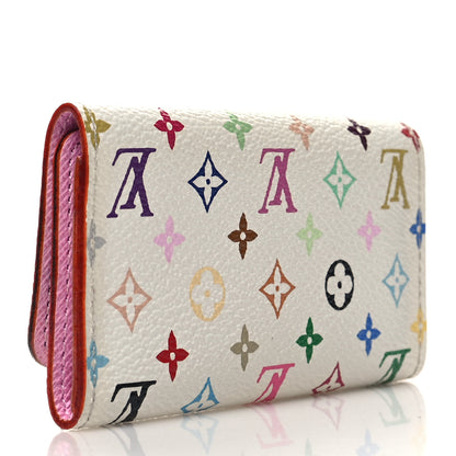 Louis Vuitton Monogram Multicolor Multicles 4 Key Holder White Litchi 3 of 9
