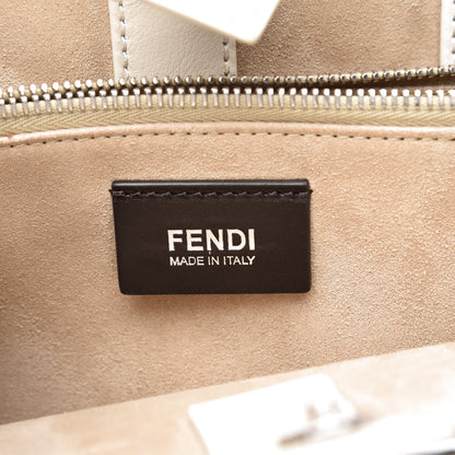 Fendi Calf Hair Zebra Print Regular 2Jours Tote Orange White 5 of 14