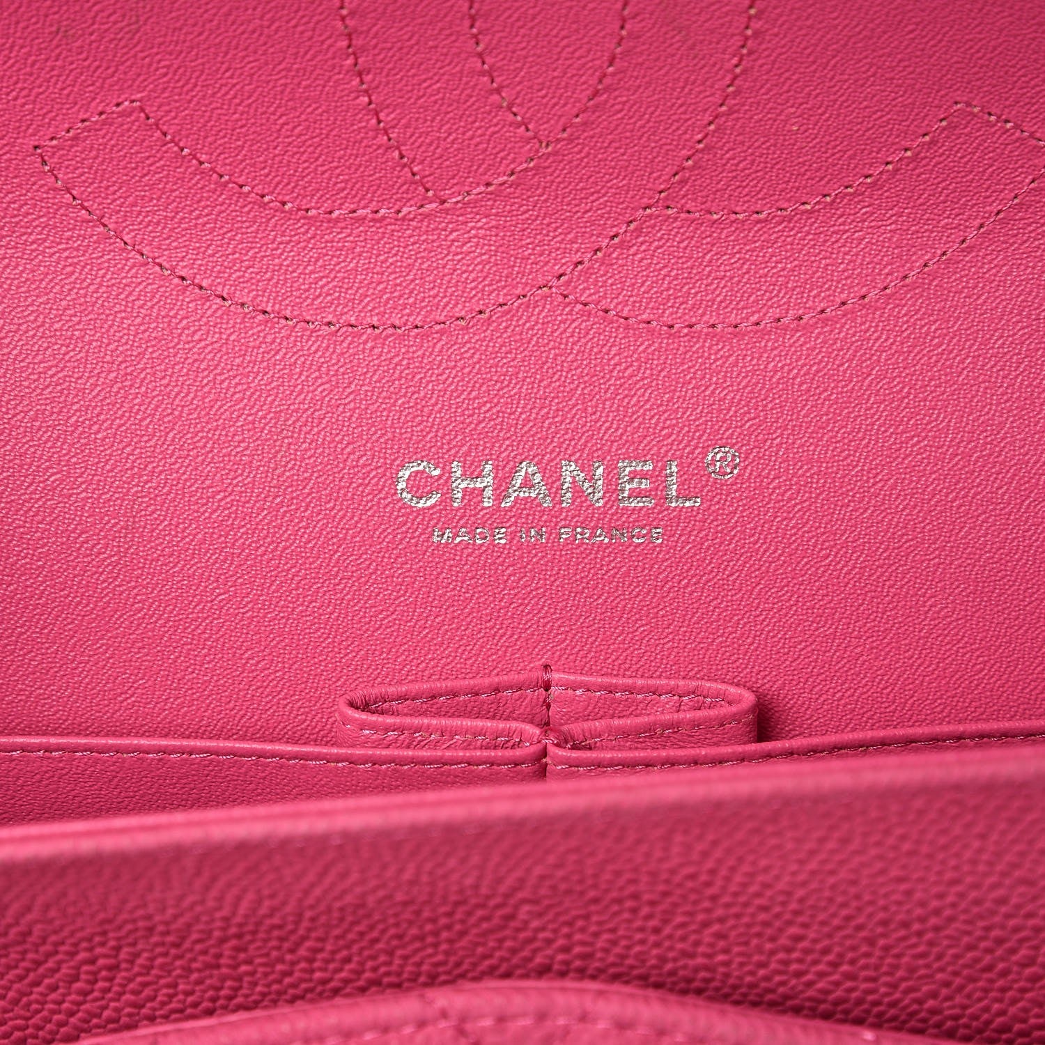 Chanel Iridescent Caviar Quilted Jumbo Double Flap Pink 7 of 29