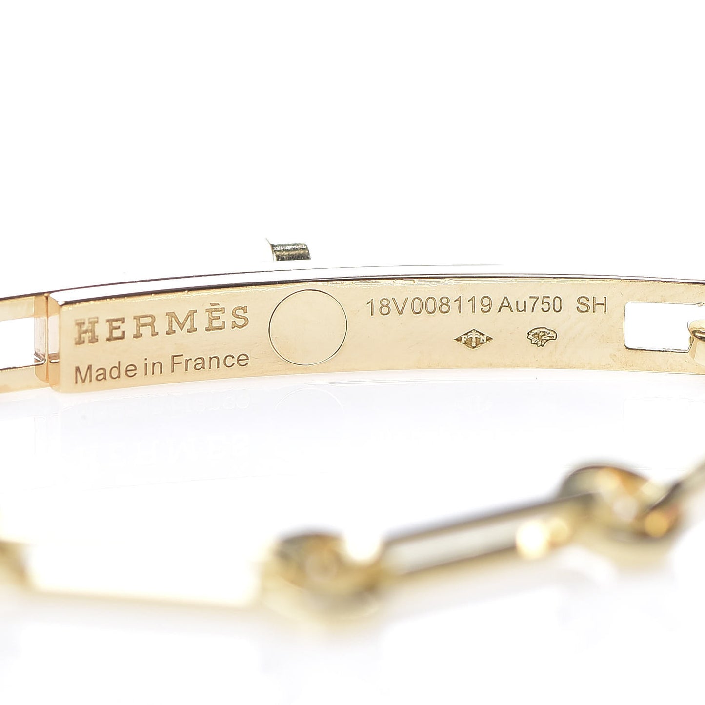 18K Yellow Gold PM Kelly Chaine Bracelet SH