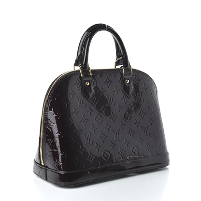 Louis Vuitton Vernis Alma PM Amarante 3 of 10