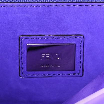 Fendi Suede Medium Peekaboo Iconic Satchel Purple 6 of 9