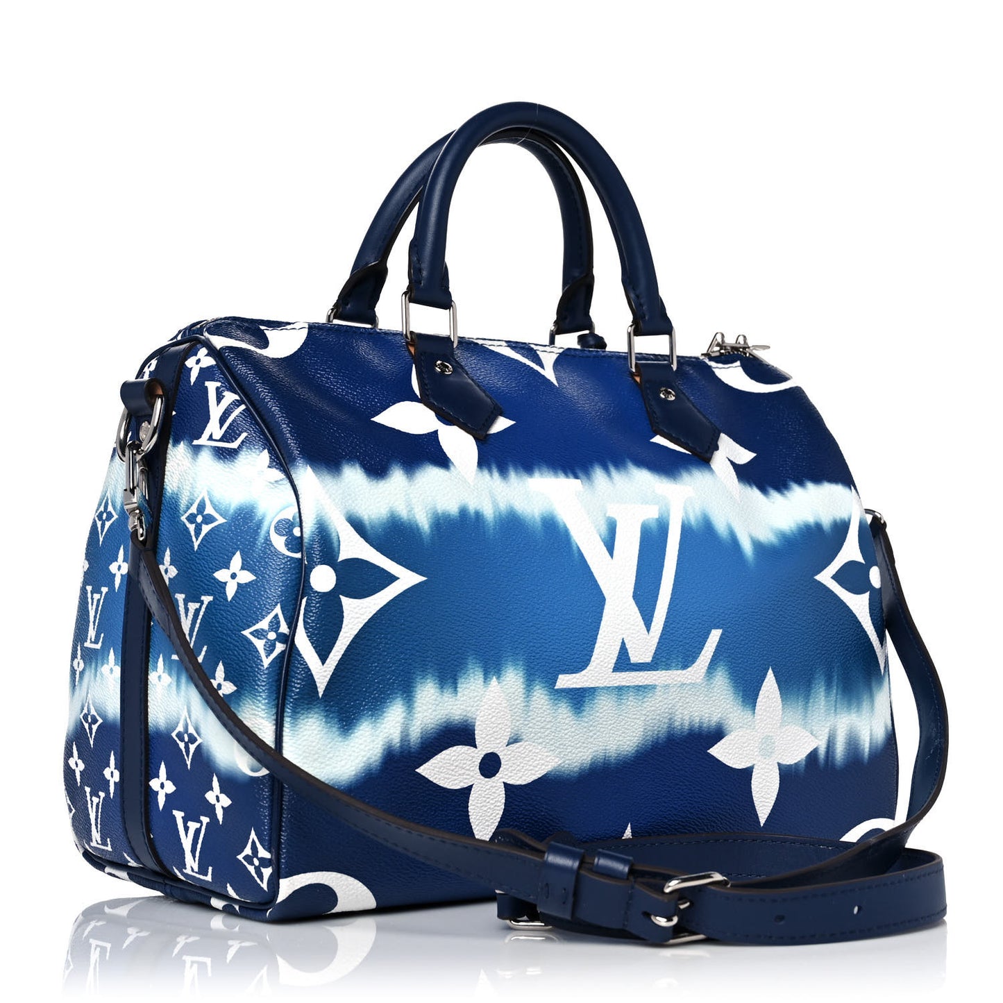 Monogram Escale Speedy Bandouliere 30 Blue