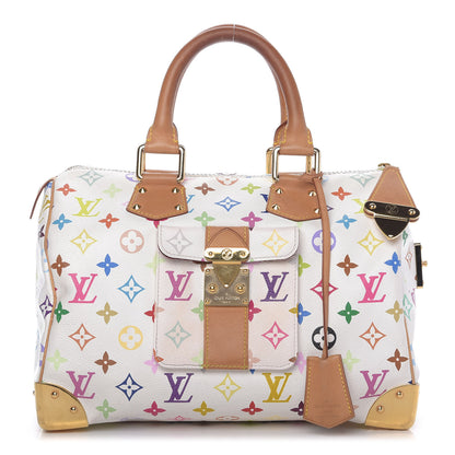 Louis Vuitton Monogram Multicolor Speedy 30 White 1 of 9