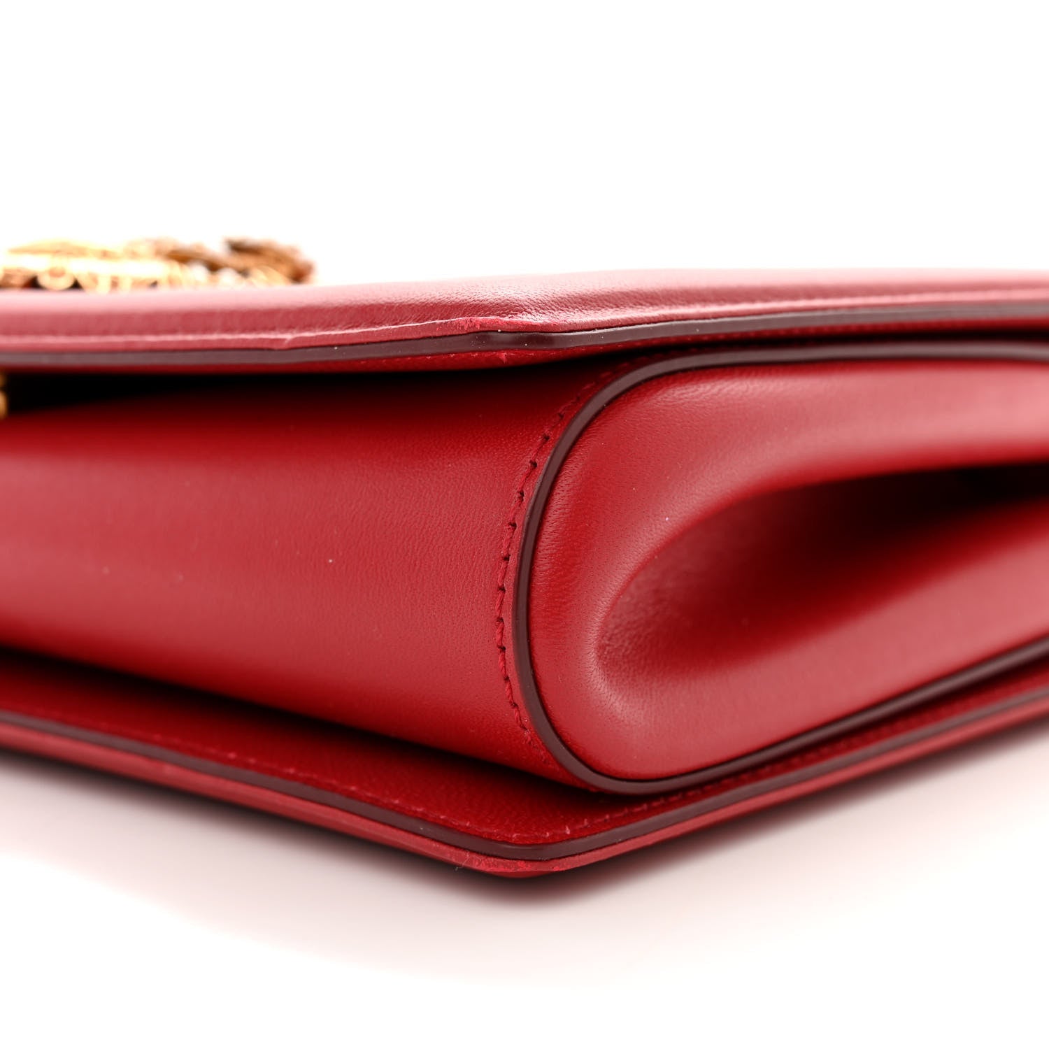 Dolce & Gabbana Calfskin Large Devotion Crossbody Bag Red 9 of 15