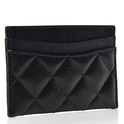 Chanel Caviar Quilted Card Holder Black 3 of 8