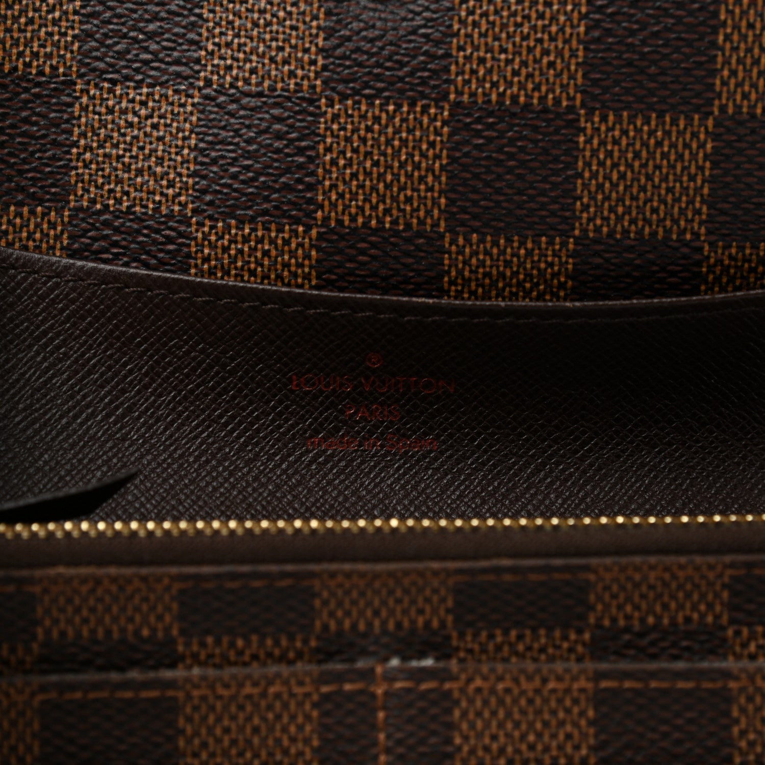 Louis Vuitton Damier Ebene Emilie Wallet 6 of 10