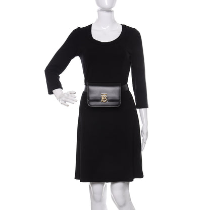 Burberry Calfskin TB Belt Bag Black 2 of 8