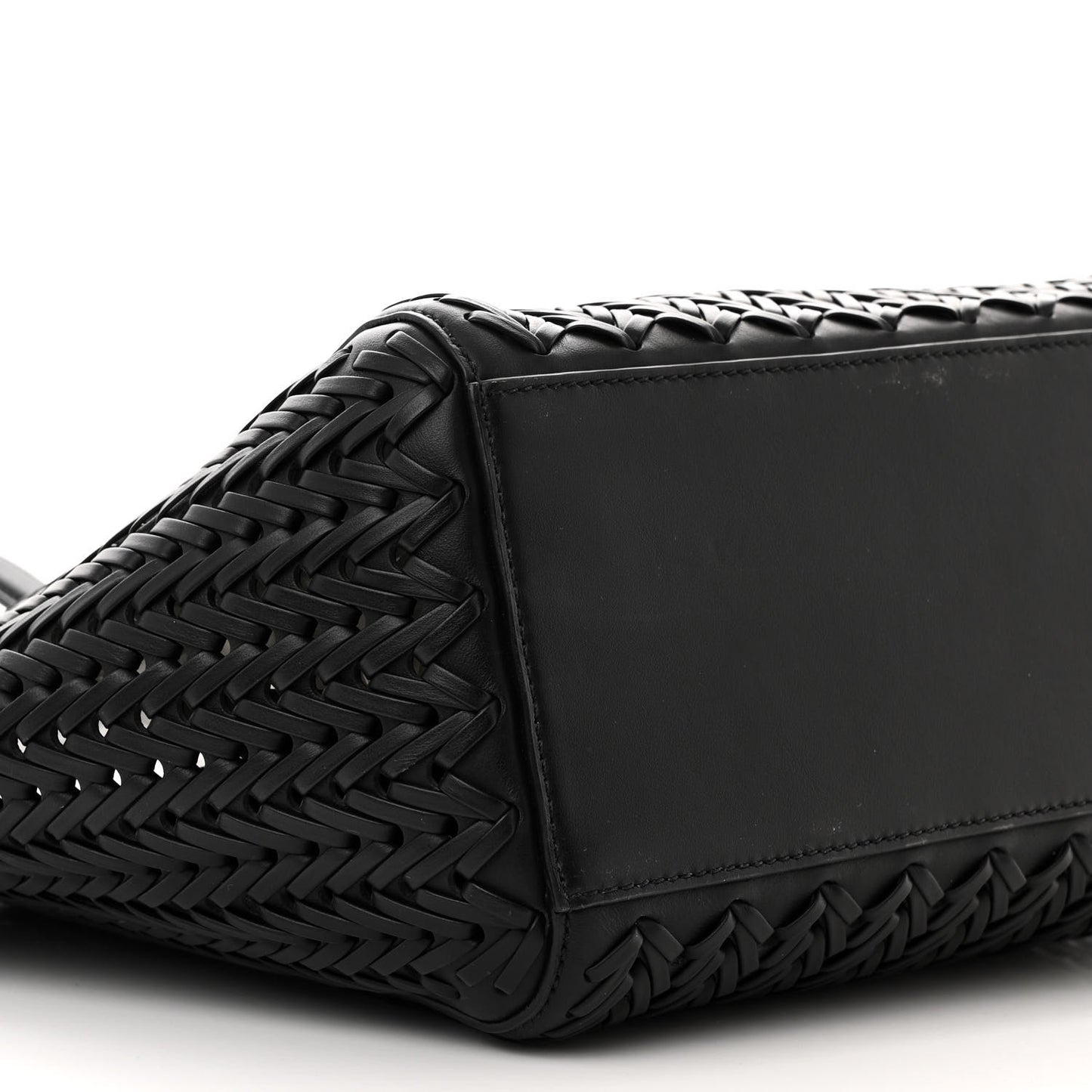 Vitello Grace Woven Medium Fendi Origami Black