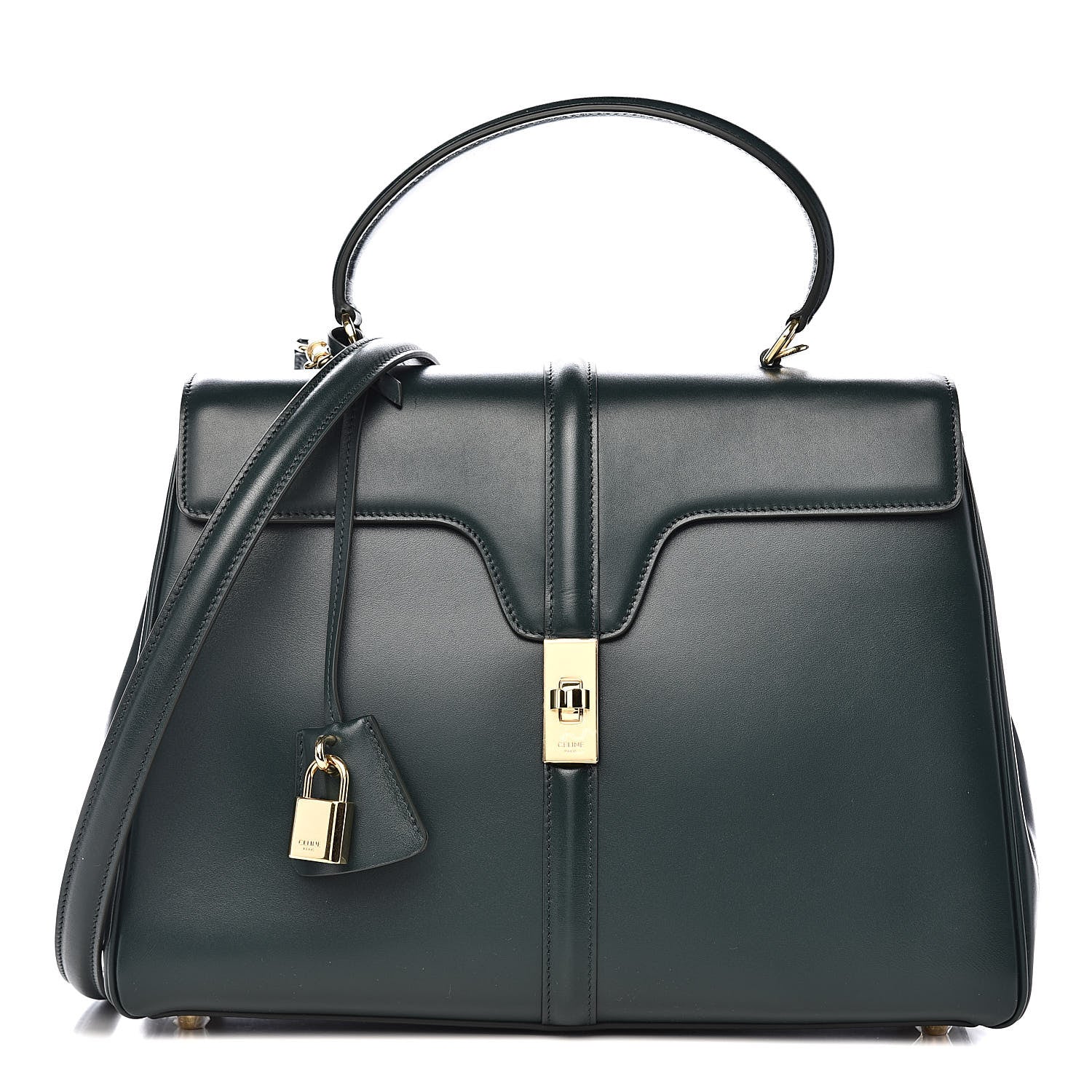 Celine Satinated Calfskin Medium 16 Top Handle Bag Amazone 1 of 11