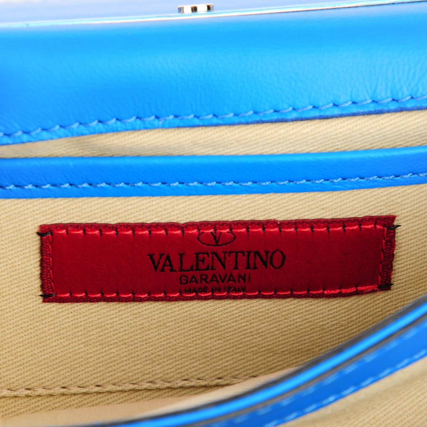 Nappa Mini Va Va Voom Shoulder Bag Blue Fluo