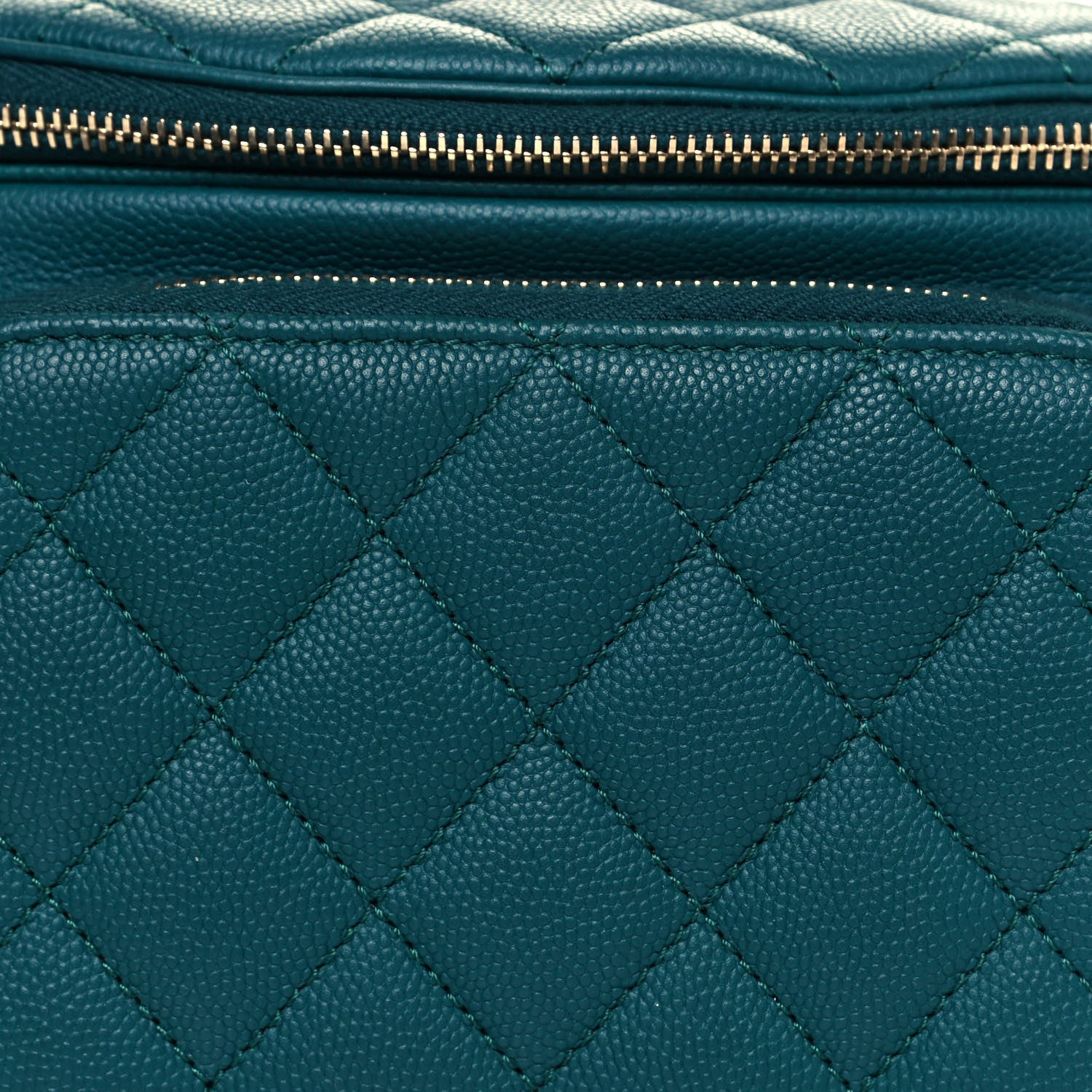 Chanel Caviar Quilted Business Affinity Waist Belt Bag Dark Turquoise 8 of 10