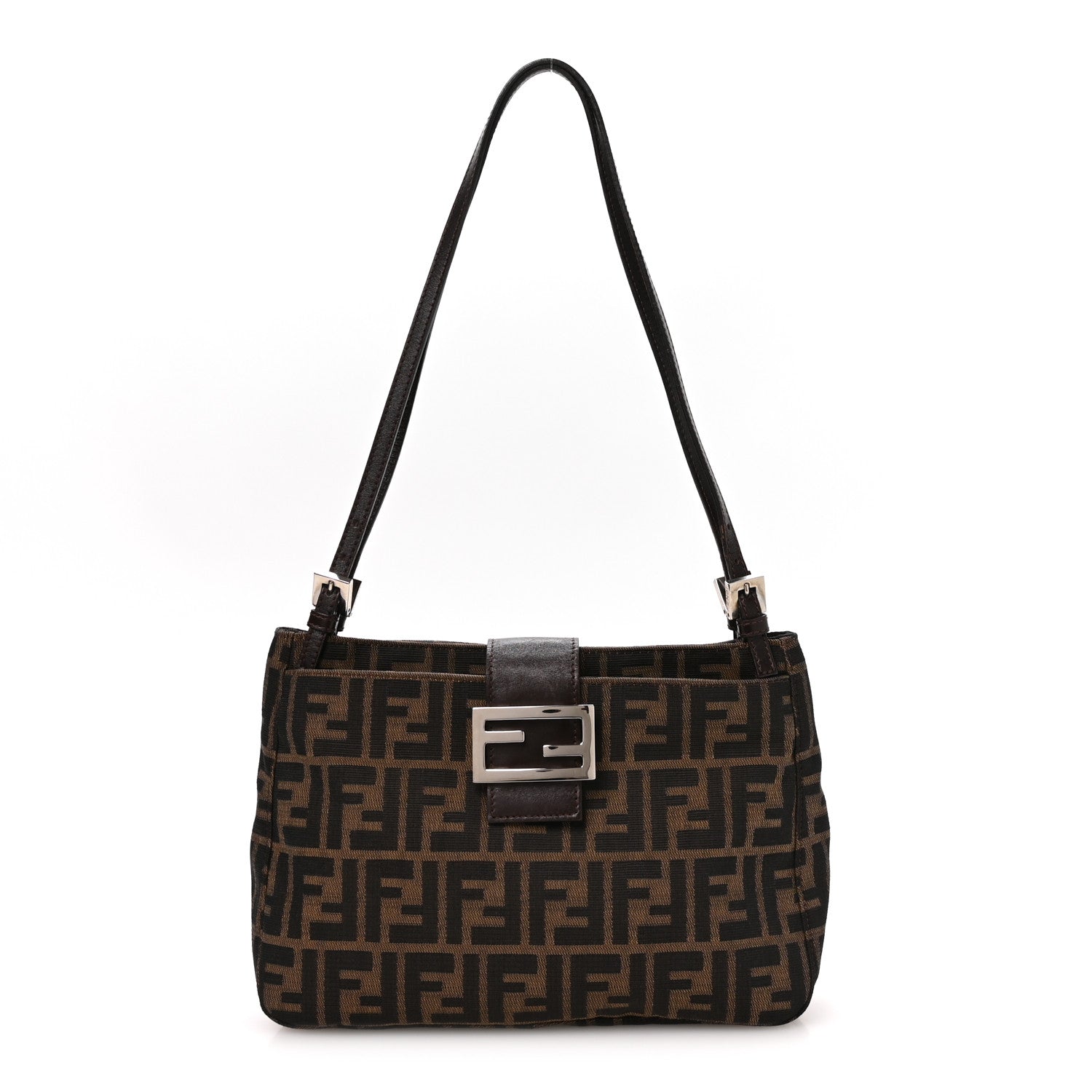 Fendi Zucca Shoulder Bag Tobacco 1 of 9