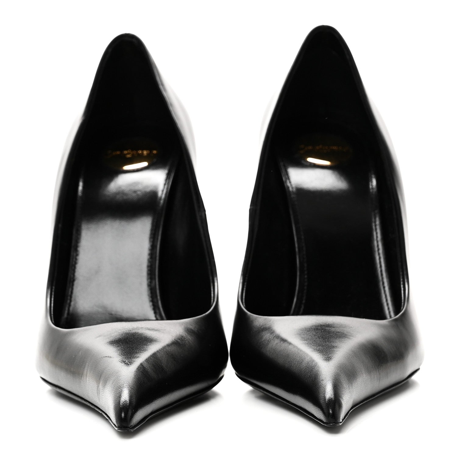 Saint Laurent Lambskin Elysee Pumps 40 Black 4 of 9