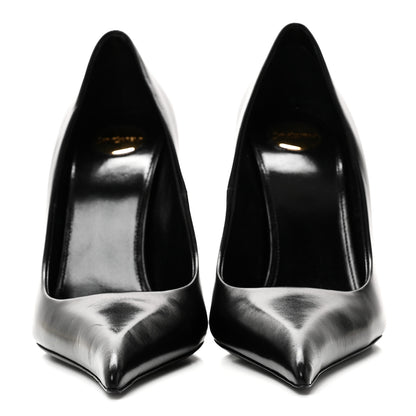 Saint Laurent Lambskin Elysee Pumps 40 Black 4 of 9