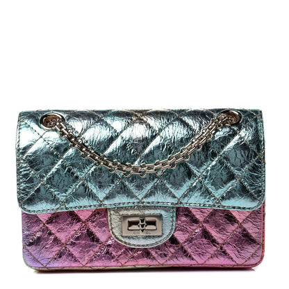 Chanel Metallic Goatskin Quilted Mini 2.55 Reissue Flap Multicolor 1 of 4