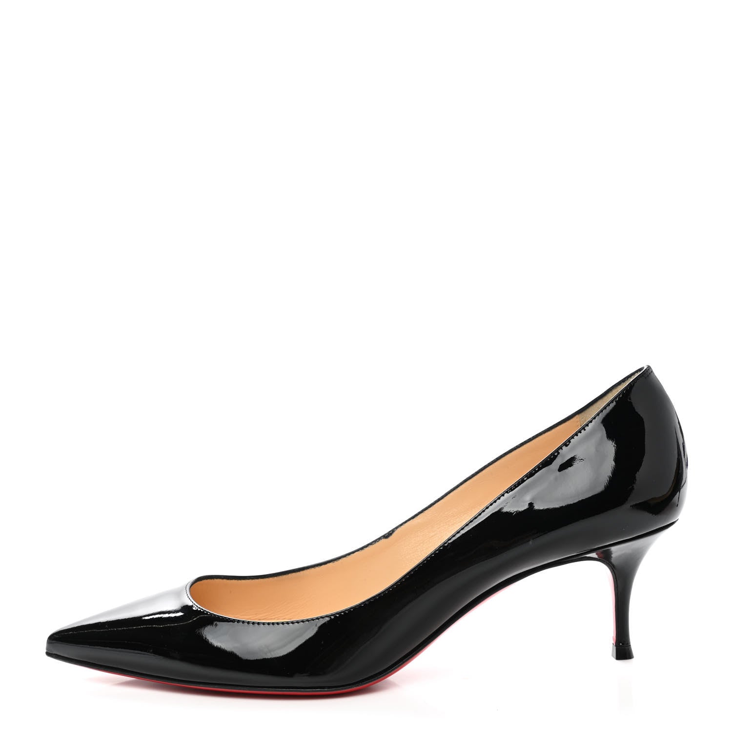 Christian Louboutin Patent Pigalle Follies 55 Pumps 40.5 Black 1 of 7