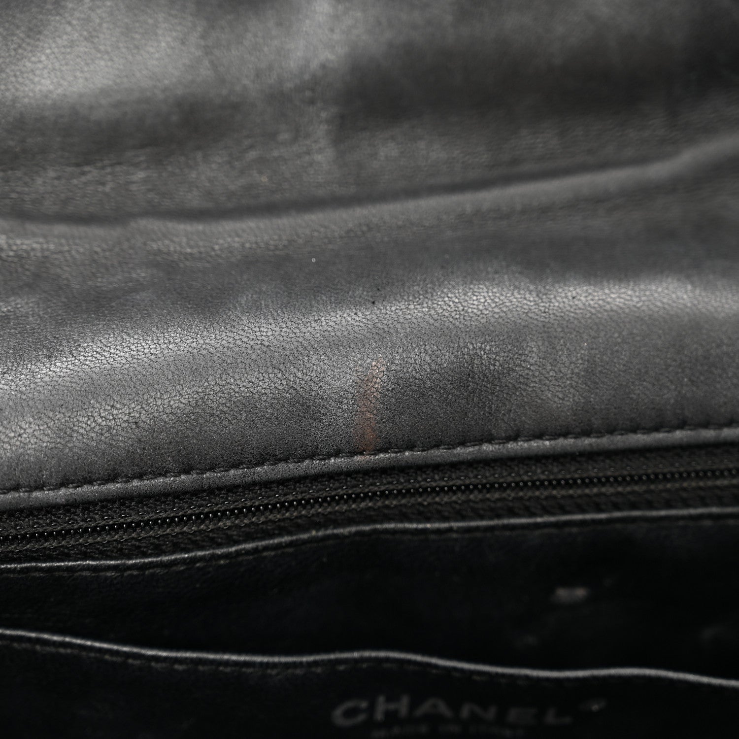 Chanel Patent Quilted Jumbo Single Flap Black 11 of 13