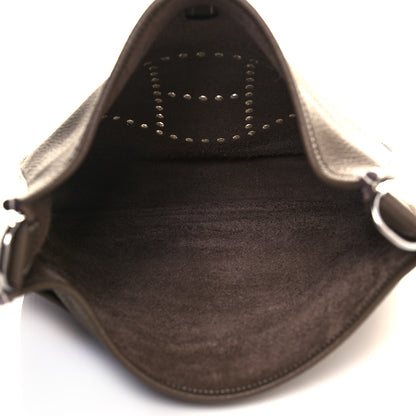 Hermes Taurillon Clemence Evelyne III PM Etoupe 5 of 11