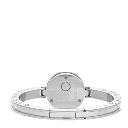Bulgari Stainless Steel Diamond Blue Mother of Pearl 22mm B.zero1 Quartz Watch 3 of 4