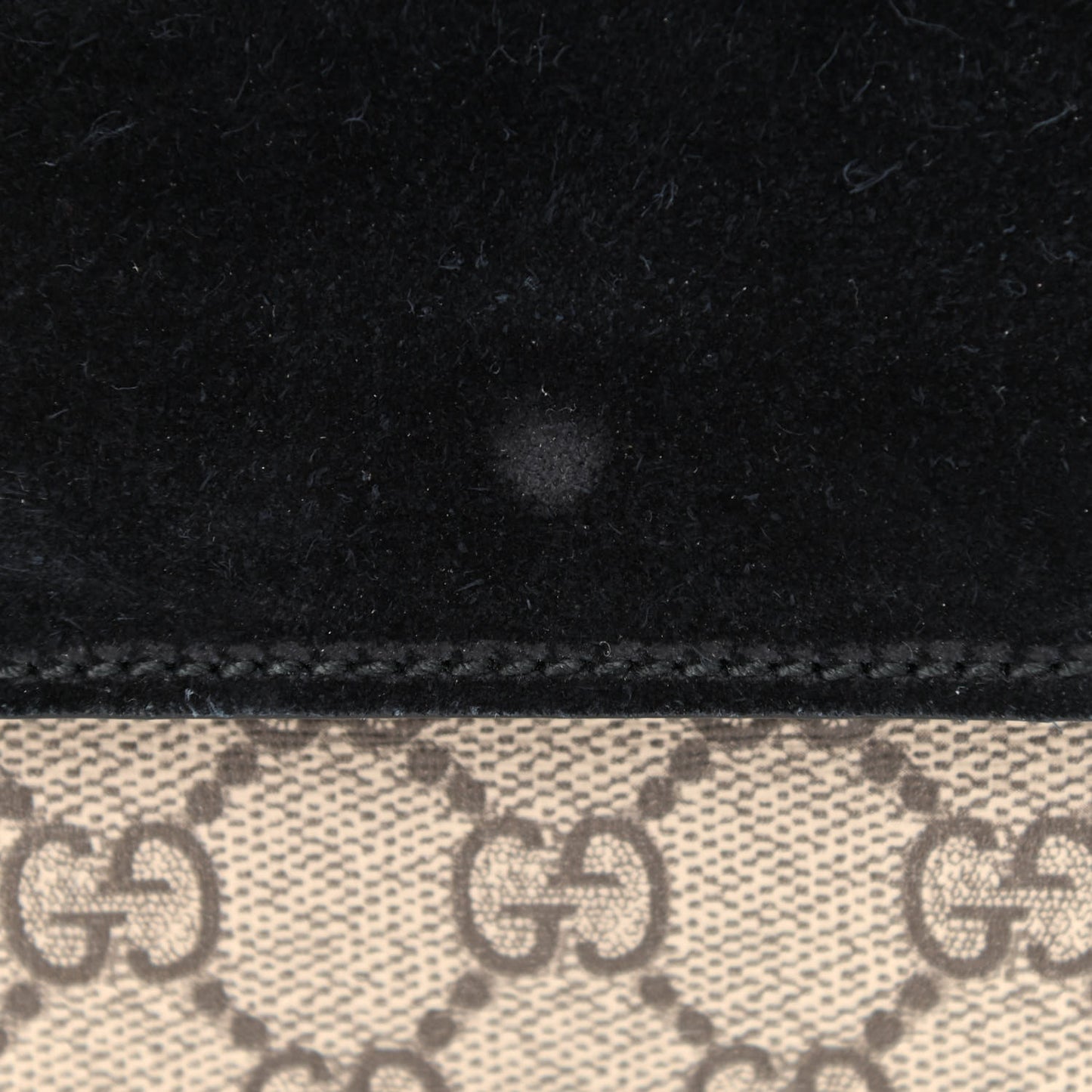 GG Supreme Monogram Mini Dionysus Shoulder Bag Black