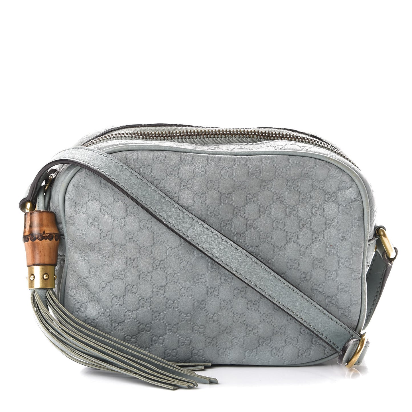 Soft Microguccissima Sunshine Disco Crossbody Bag Blue