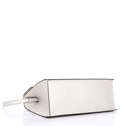 Gucci Calfskin Maxi Sylvie Top Handle Bag White 5 of 8
