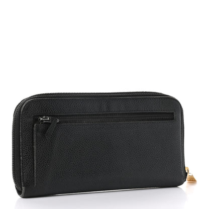 Chanel Caviar Large Timeless CC Zip Around Wallet Black 3 of 8