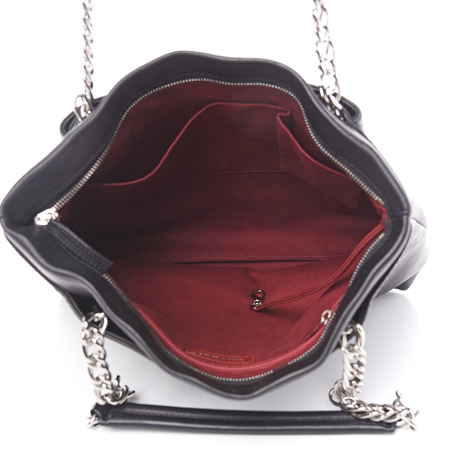 Caviar Large CC Tuck Tote Black