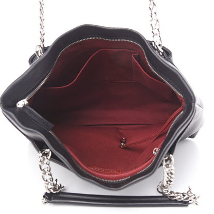 Chanel Caviar Large CC Tuck Tote Black 4 of 12