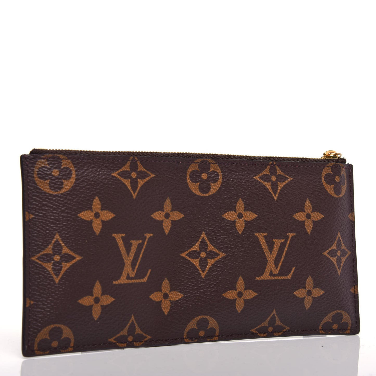 Monogram Felicie Chain Wallet Zippered Insert Fuchsia