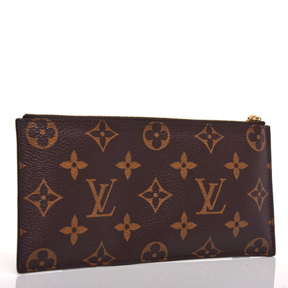 Louis Vuitton Monogram Felicie Chain Wallet Zippered Insert Fuchsia 3 of 9