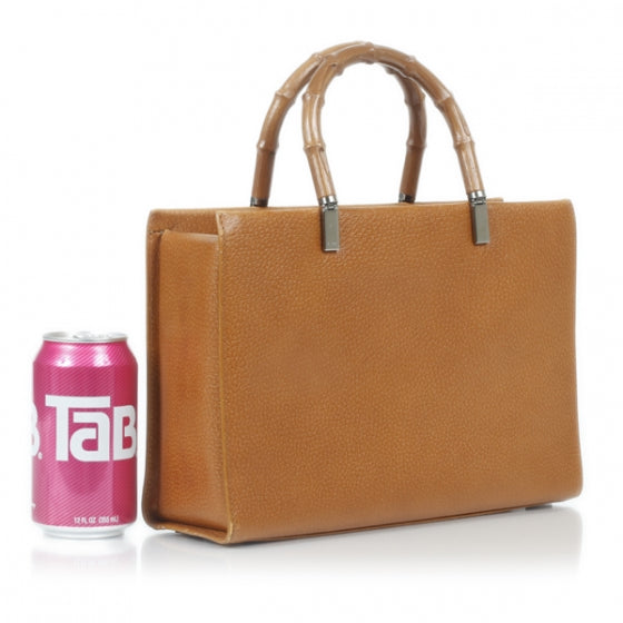 Gucci Leather Bamboo Handle Tote 2 of 13