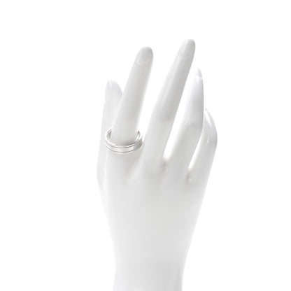 Tiffany Platinum 6mm Essential Double Milgrain Band Ring 66 11.5 2 of 4