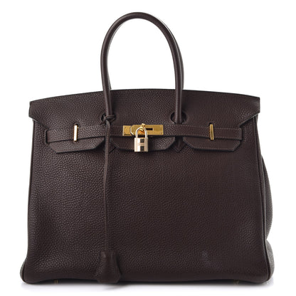 Hermes Togo Birkin 35 Chocolate 1 of 43
