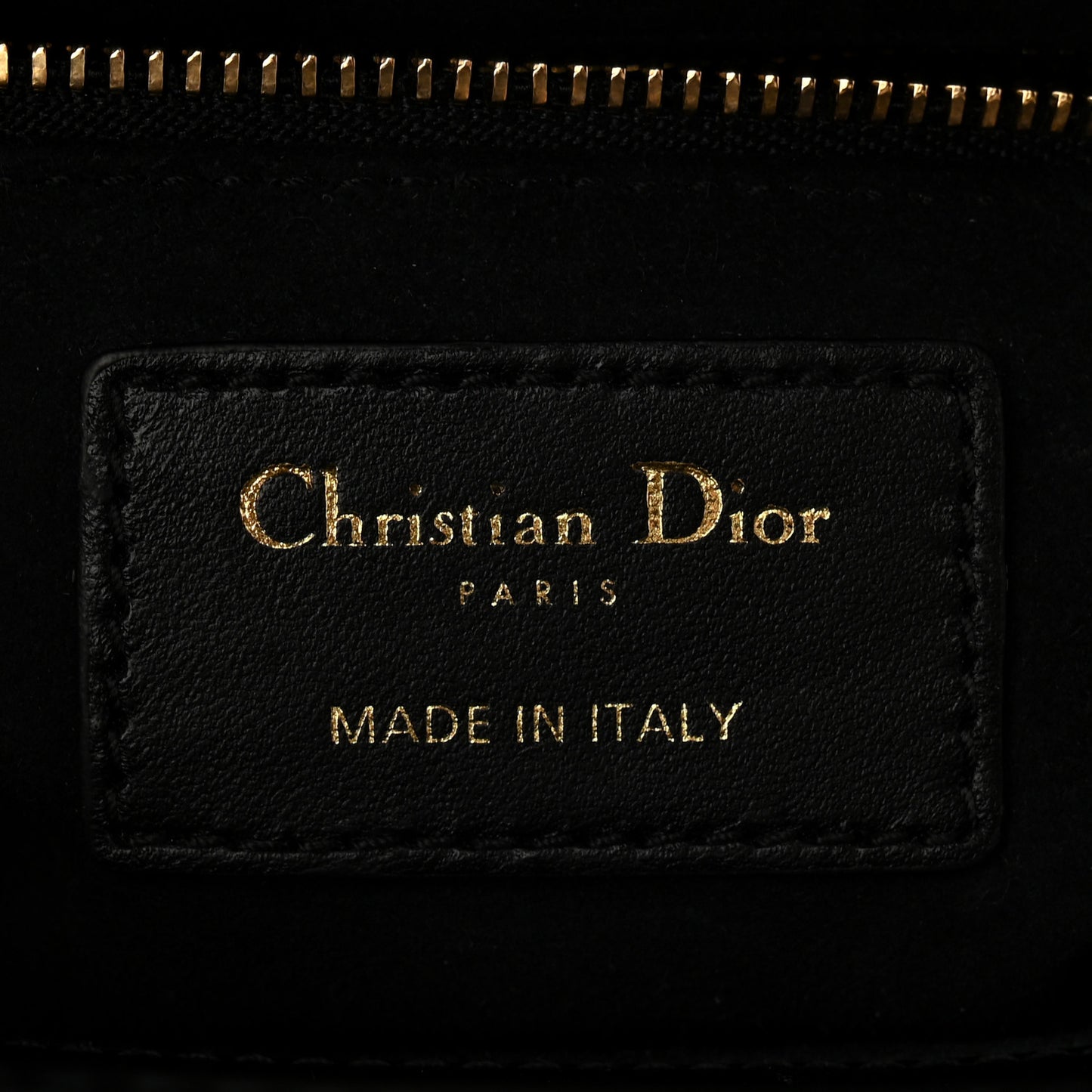 Lambskin Cannage Small My ABCDior Lady Dior Black