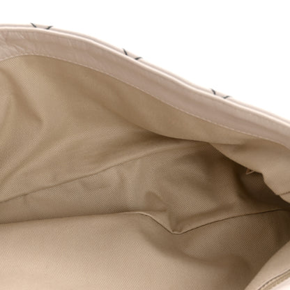 Chanel Glazed Goatskin Double Stitch Flap Ivory 5 of 12