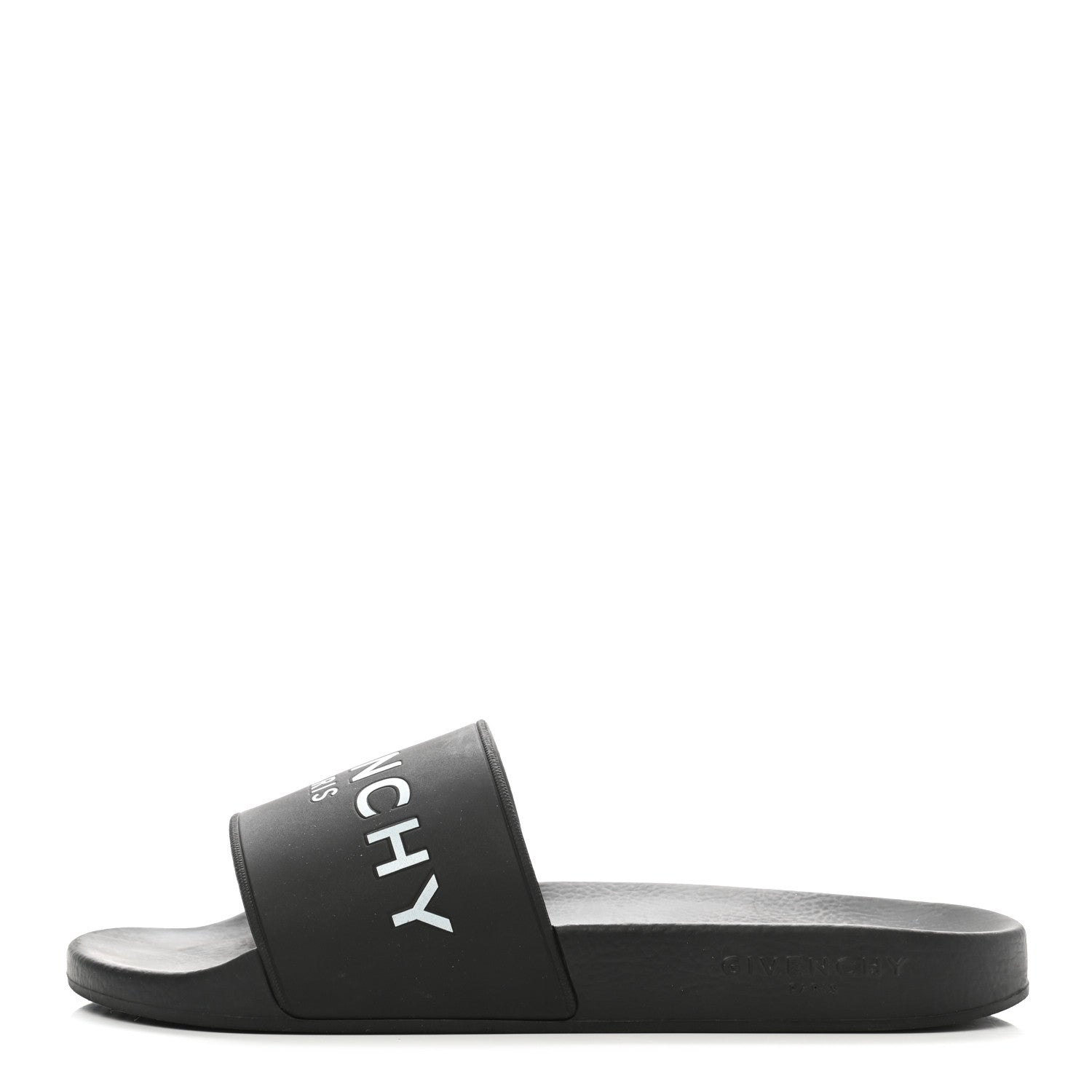 Givenchy Rubber Logo Pool Slide Sandals 40 Black 1 of 11