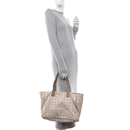 Chanel Nylon Medium Travel Tote Beige 2 of 15