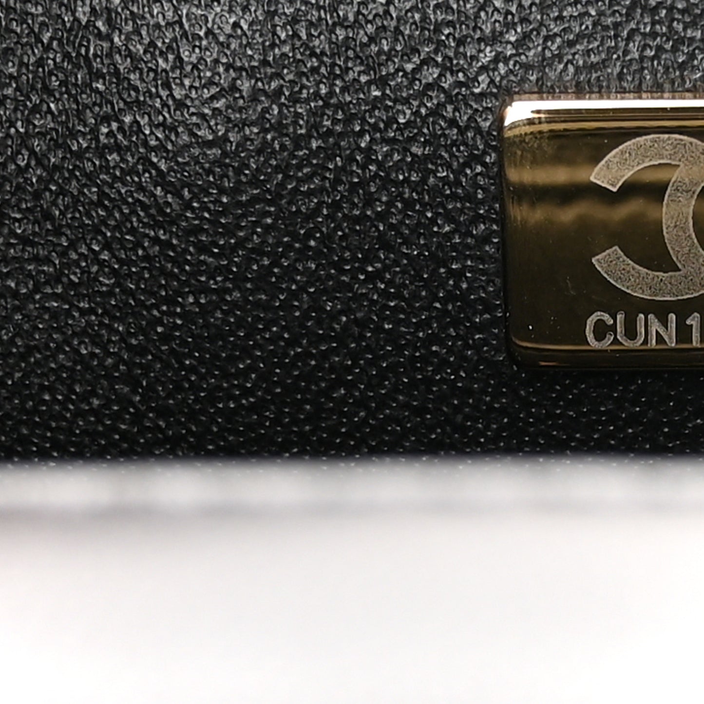Lambskin Quilted Mini Rectangular Flap Black