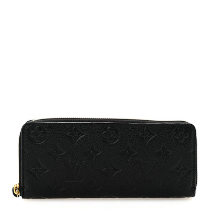 Louis Vuitton Empreinte Clemence Wallet Black 1 of 8