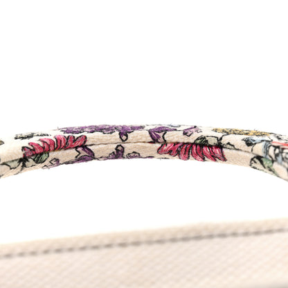Christian Dior Canvas Florilegio Embroidered Medium Lady D-Lite White Multicolor 13 of 15