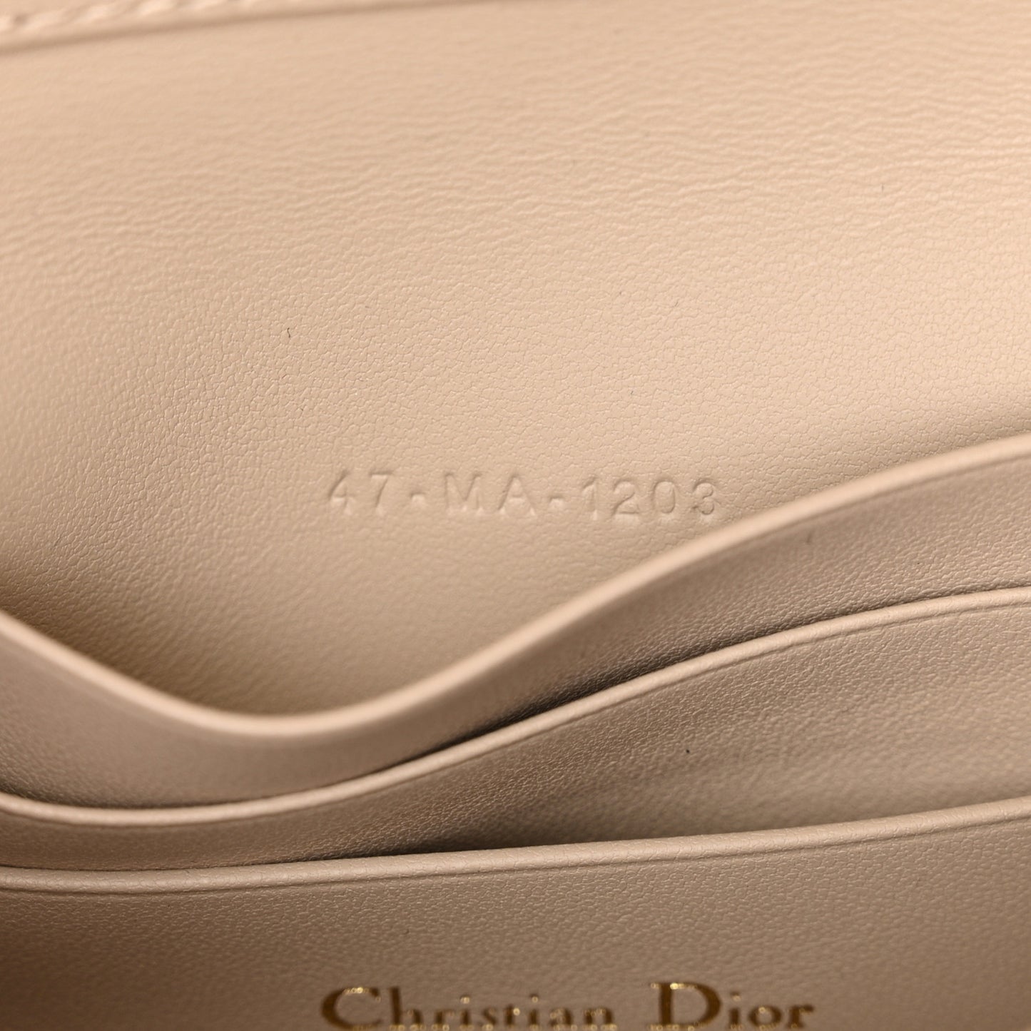 Lambskin Cannage Mini My Dior Bag Sand