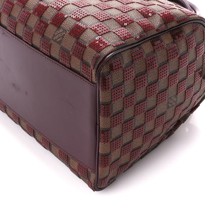 Louis Vuitton Damier Paillettes Speedy 30 Rouge 11 of 11