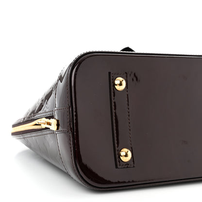 Louis Vuitton Vernis Alma PM Amarante 9 of 10