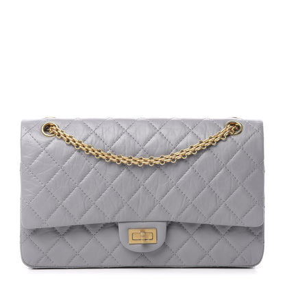 Chanel Aged Calfskin Quilted 2.55 Reissue 226 Flap Grey 1 of 11