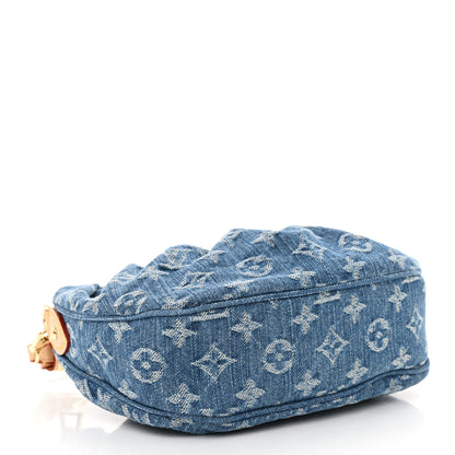 Louis Vuitton Monogram Denim Pochette Valley Blue 4 of 9