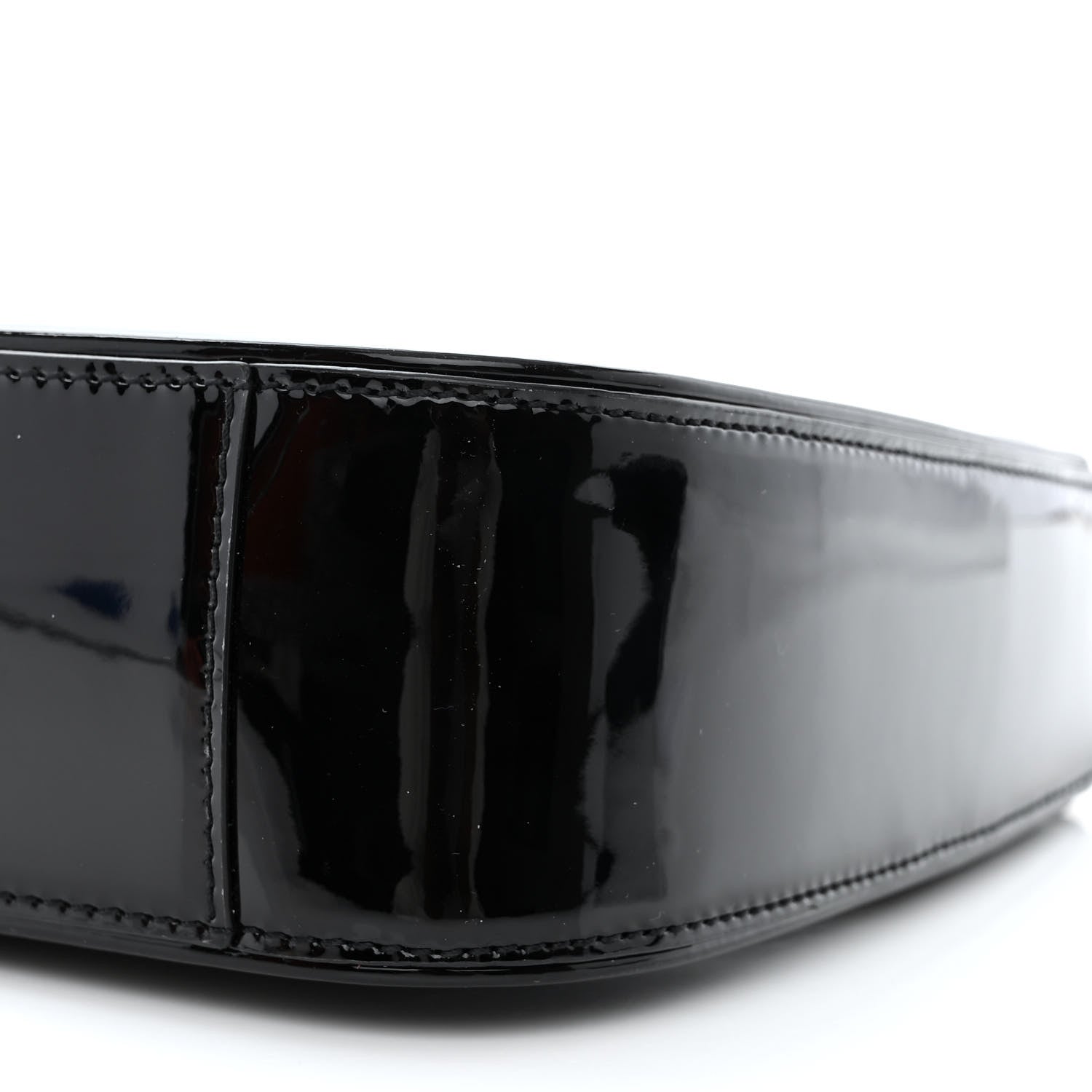 Saint Laurent Patent Le 5 A 7 Hobo Black 10 of 12