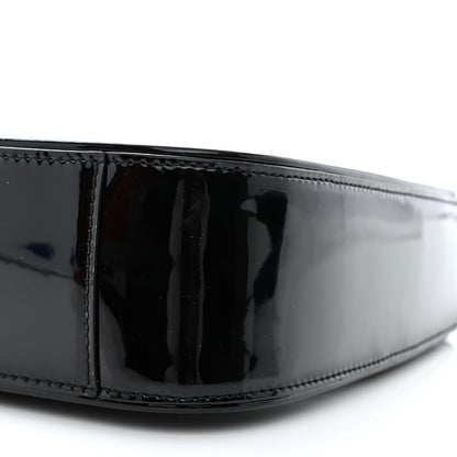 Saint Laurent Patent Le 5 A 7 Hobo Black 10 of 12
